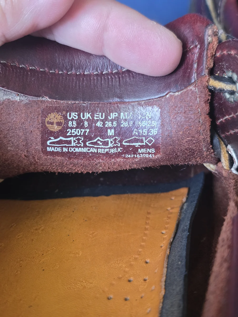 Timberland Men’s Y2K Classic Leather Boat Shoes Brown 8.5M